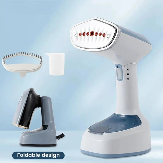 1500W Handheld Garment Steamer – Powerful Foldable Steam Iron for Fast Wrinkle Removal