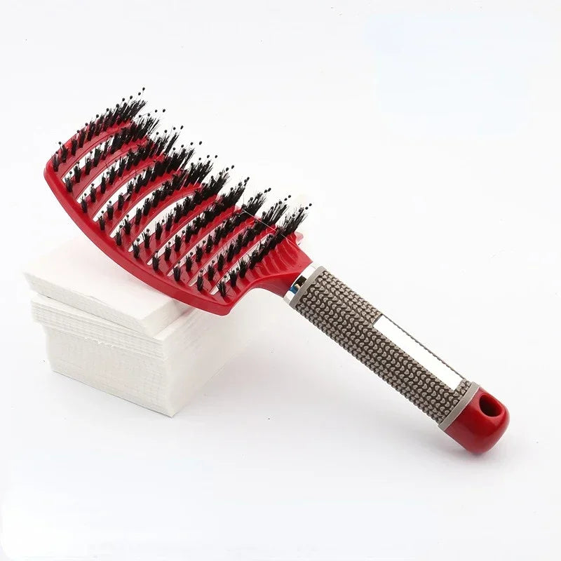 Professional Hairbrush with Scalp Massage – Detangles &amp; Cares For Any Hair Type