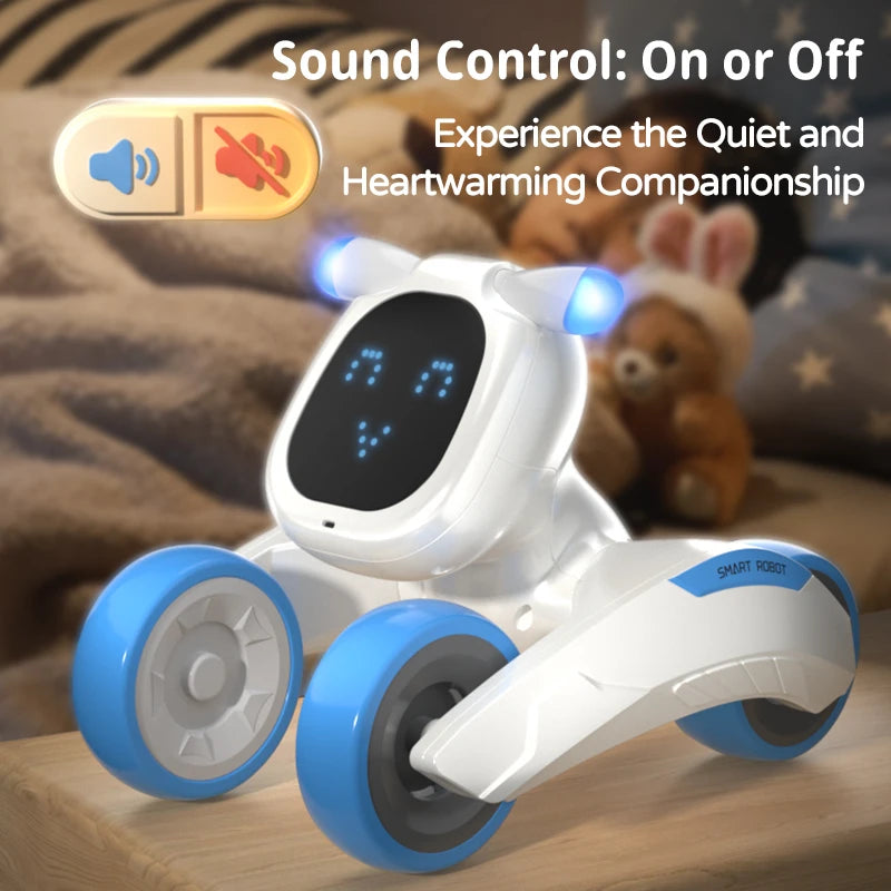 Smart Robot Puppy Dog – RC Interactive Pet with Dance, Voice Control & Programming