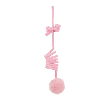 Interactive Cat Toy Set – Spring Rope Ball &amp; Plush Wand for Play &amp; Training