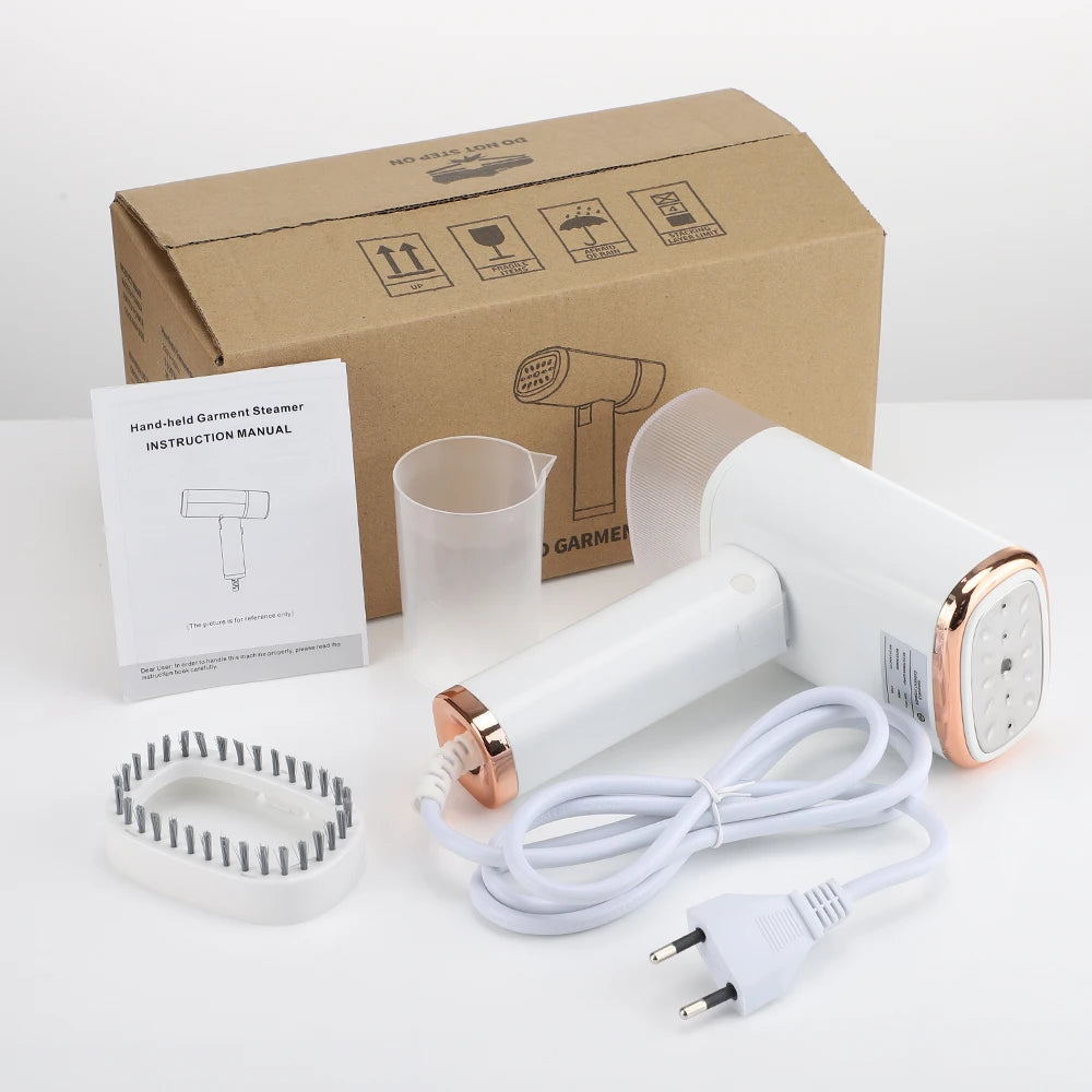 Foldable Mini Garment Steamer – Portable Handheld Steam Iron for Travel & Home