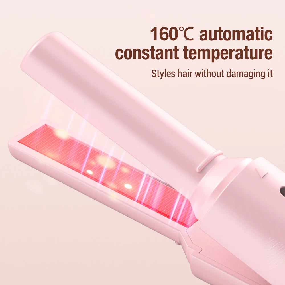 Portable Mini Hair Straightener & Curling Iron – Dual-Use Ceramic Styling Tool for Women