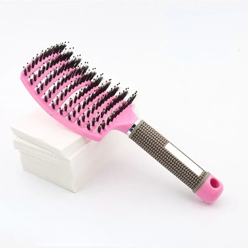 Professional Hairbrush with Scalp Massage – Detangles & Cares For Any Hair Type