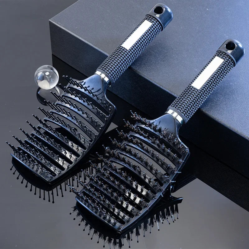 Professional Hairbrush with Scalp Massage – Detangles & Cares For Any Hair Type