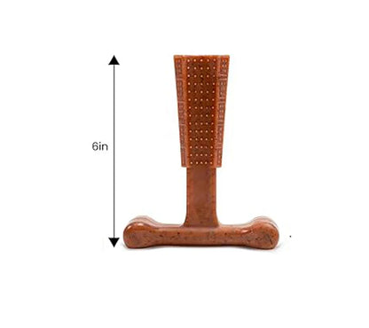 Durable Dog Chew Toy – Dental Care Toy for Puppies | Bamboo &amp; Rubber