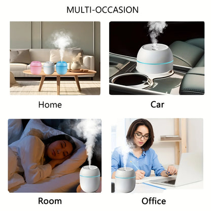 Portable Mini Water Drop Humidifier – USB Desktop Mist Maker for Indoor Use