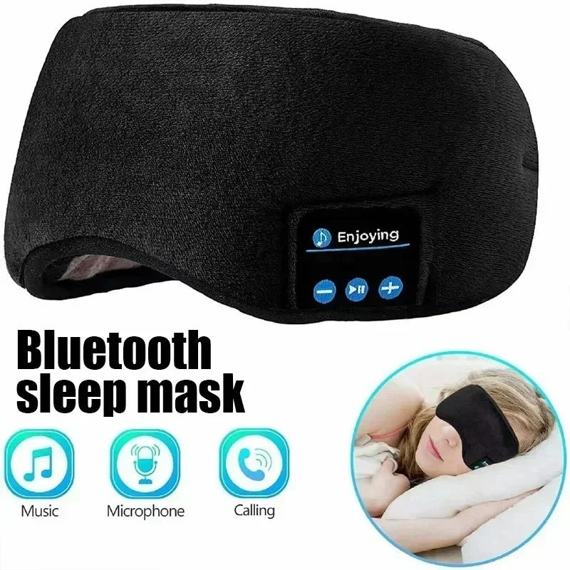 Bluetooth Sleep Headphones – Wireless Eye Mask Headband for Music &amp; Calls