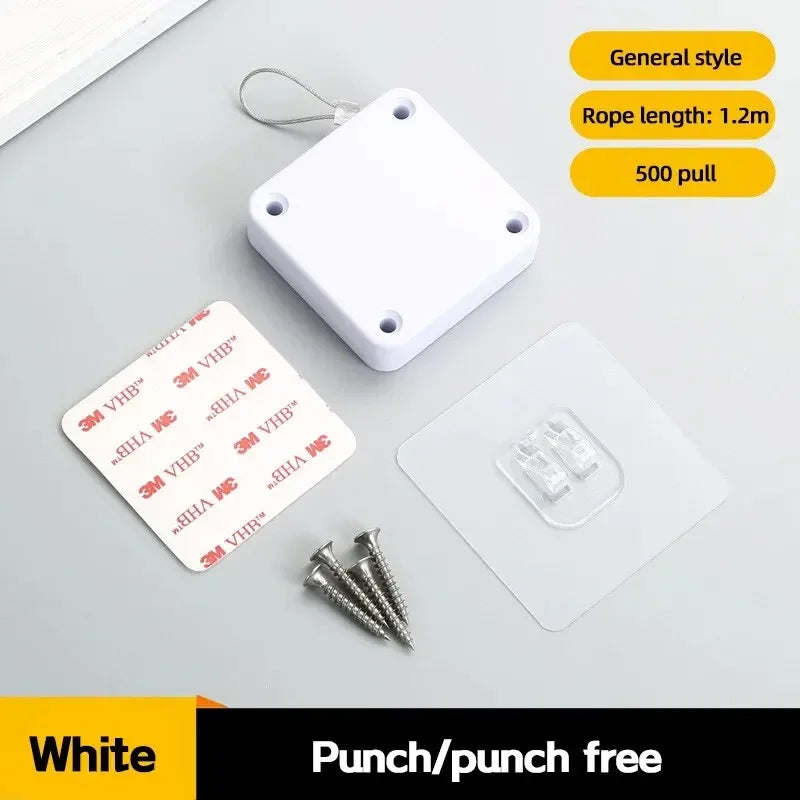 Automatic Drawstring Door Closer – Silent Self-Closing Mechanism for Home & Office