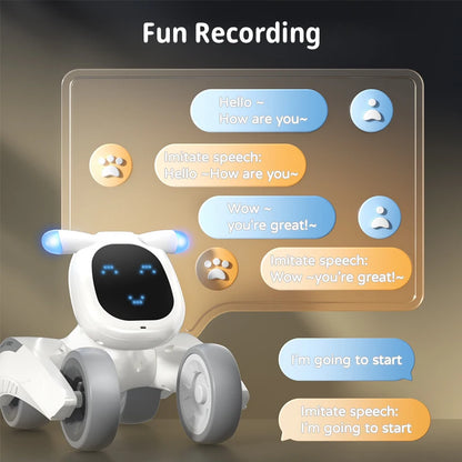 Smart Robot Puppy Dog – RC Interactive Pet with Dance, Voice Control &amp; Programming