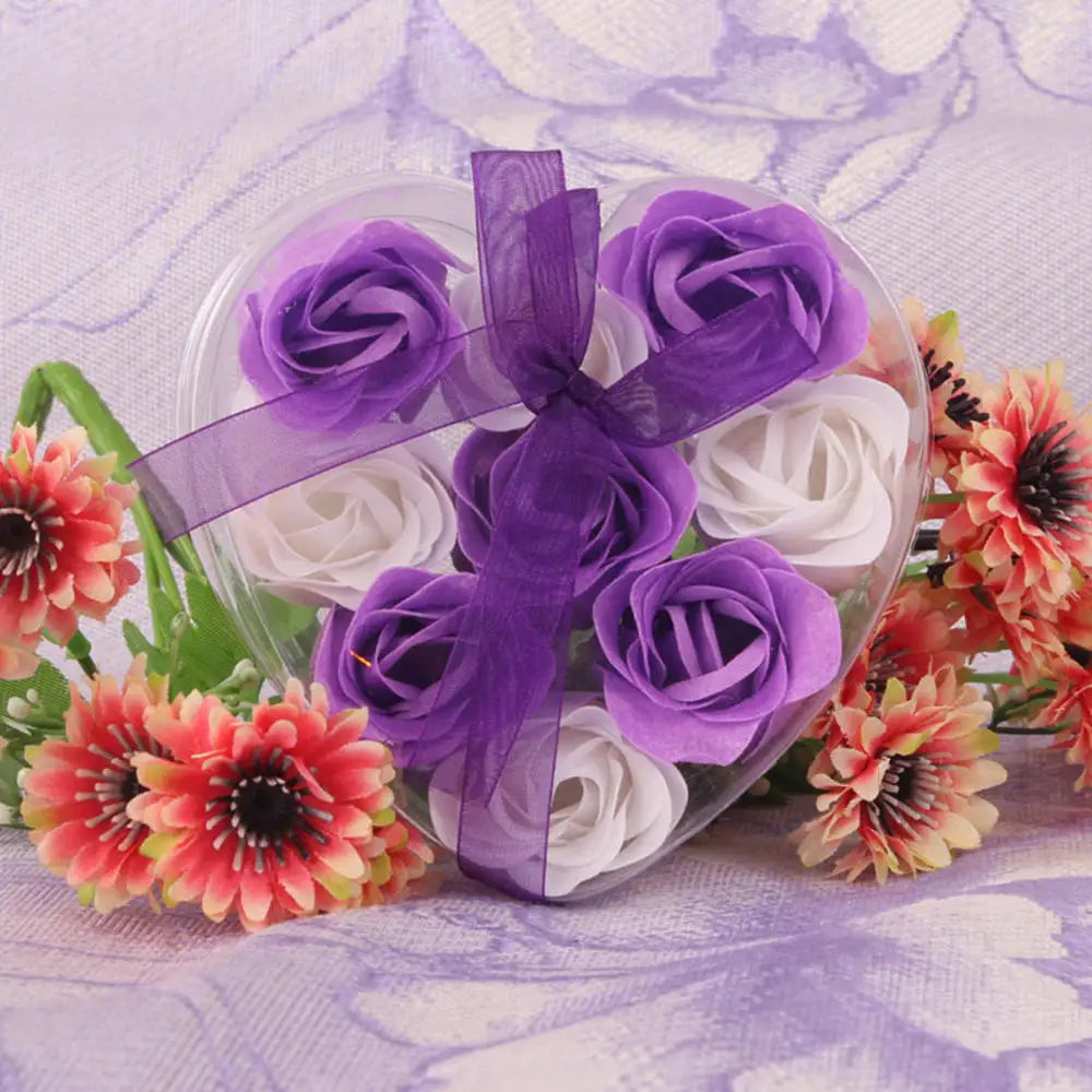 Rose Soap Flower Bouquet (3/6/9 Heads) – Valentine's Day Gift & Decor