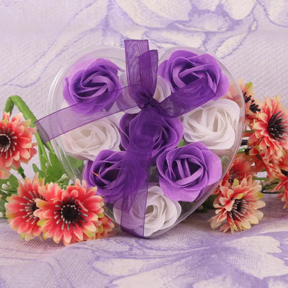 Rose Soap Flower Bouquet (3/6/9 Heads) – Valentine's Day Gift & Decor