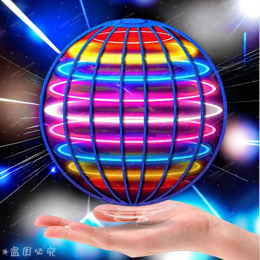 Flying LED Ball – Hand-Controlled Cosmic Flying Ball with 360° Rotation | Interactive Toy for Indoor &amp; Outdoor Play