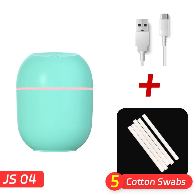 Mini Water Drop Humidifier – USB Desktop Air Atomizer for Home & Office