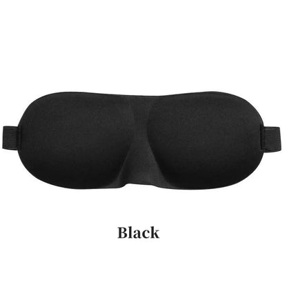Lightweight 3D Sleep Mask – Soft Contoured Eye Shade for Travel &amp; Rest