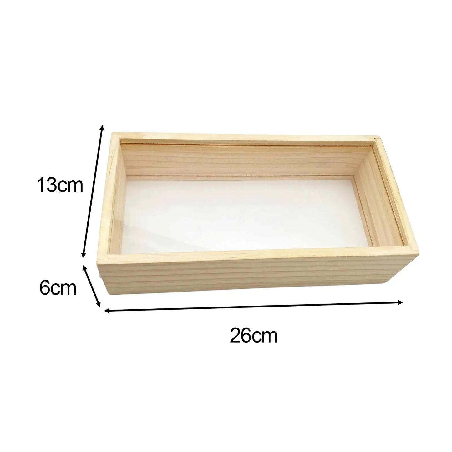 LED Photo Frame with Ambient Lighting – Wooden Decorative Frame 26×13 cm