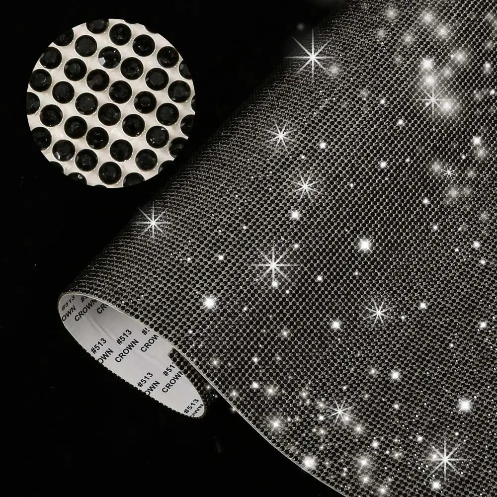 Multicolor Crystal Rhinestone Sticker Sheet – Bling Glitter Self-Adhesive Decoration