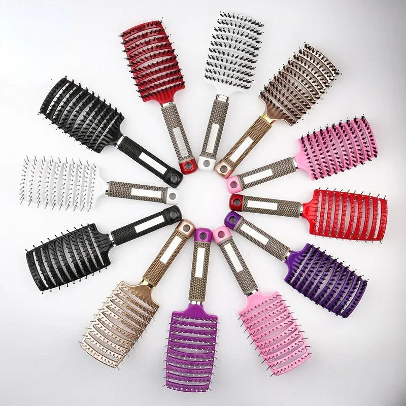 Professional Hairbrush with Scalp Massage – Detangles & Cares For Any Hair Type