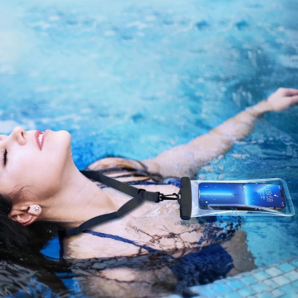 Waterproof Phone Pouch – Universal Underwater Case for Swimming & Water Sports