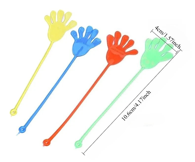 Funny Sticky Hands Toy – 5-50 Pcs Elastic Slap Hands for Kids Party Favors