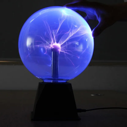 Magic Plasma Ball Lamp – Touch LED Night Lamp | Mood Lighting &amp; Play Light for Children's Room, Party &amp; Decoration