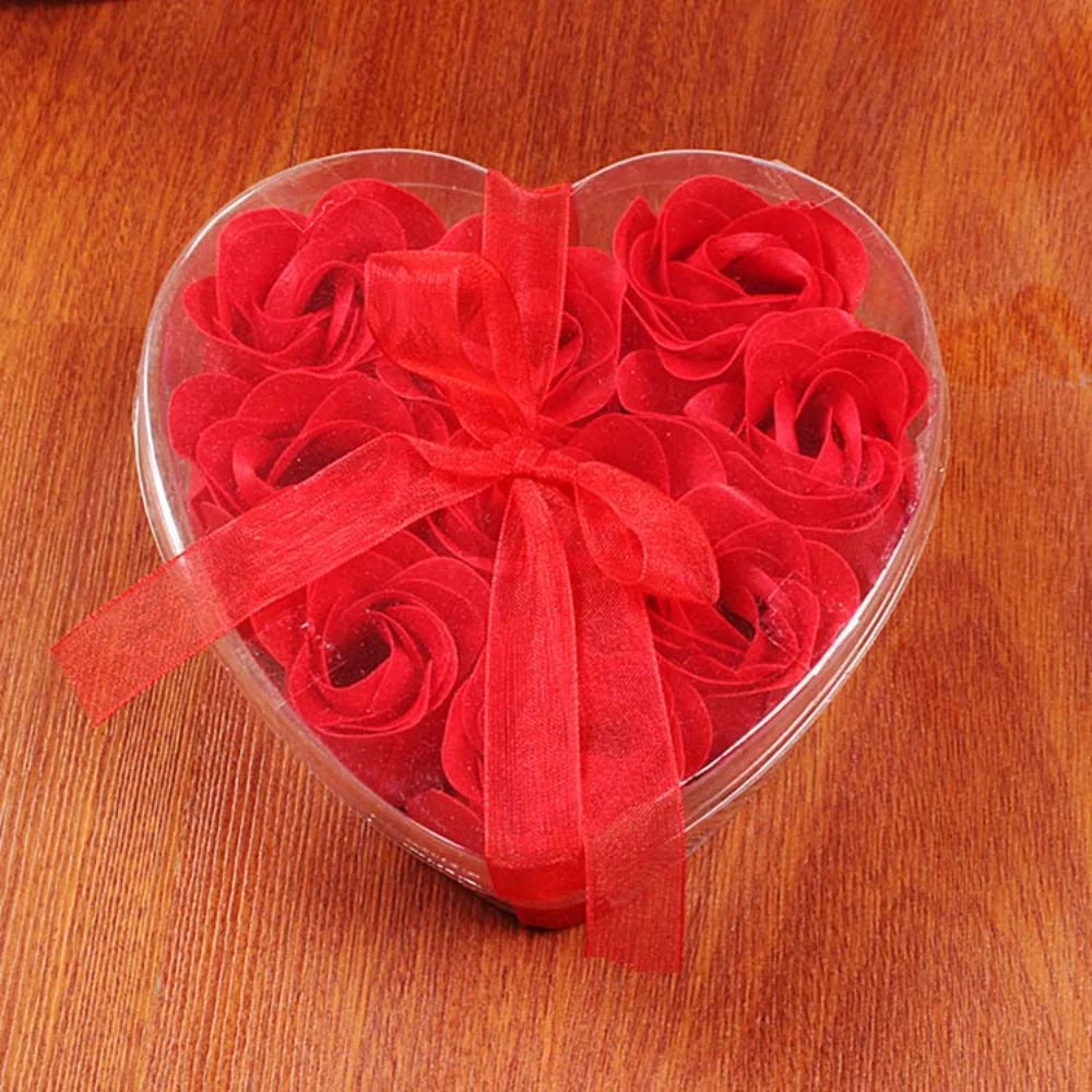 Rose Soap Flower Bouquet (3/6/9 Heads) – Valentine's Day Gift & Decor