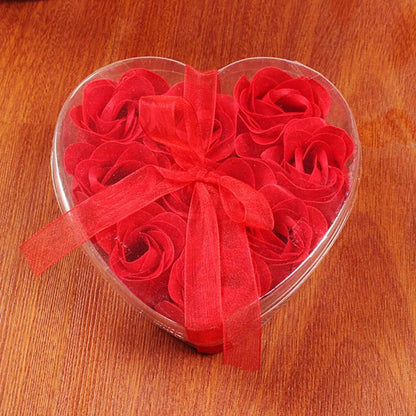 Rose Soap Flower Bouquet (3/6/9 Heads) – Valentine's Day Gift & Decor