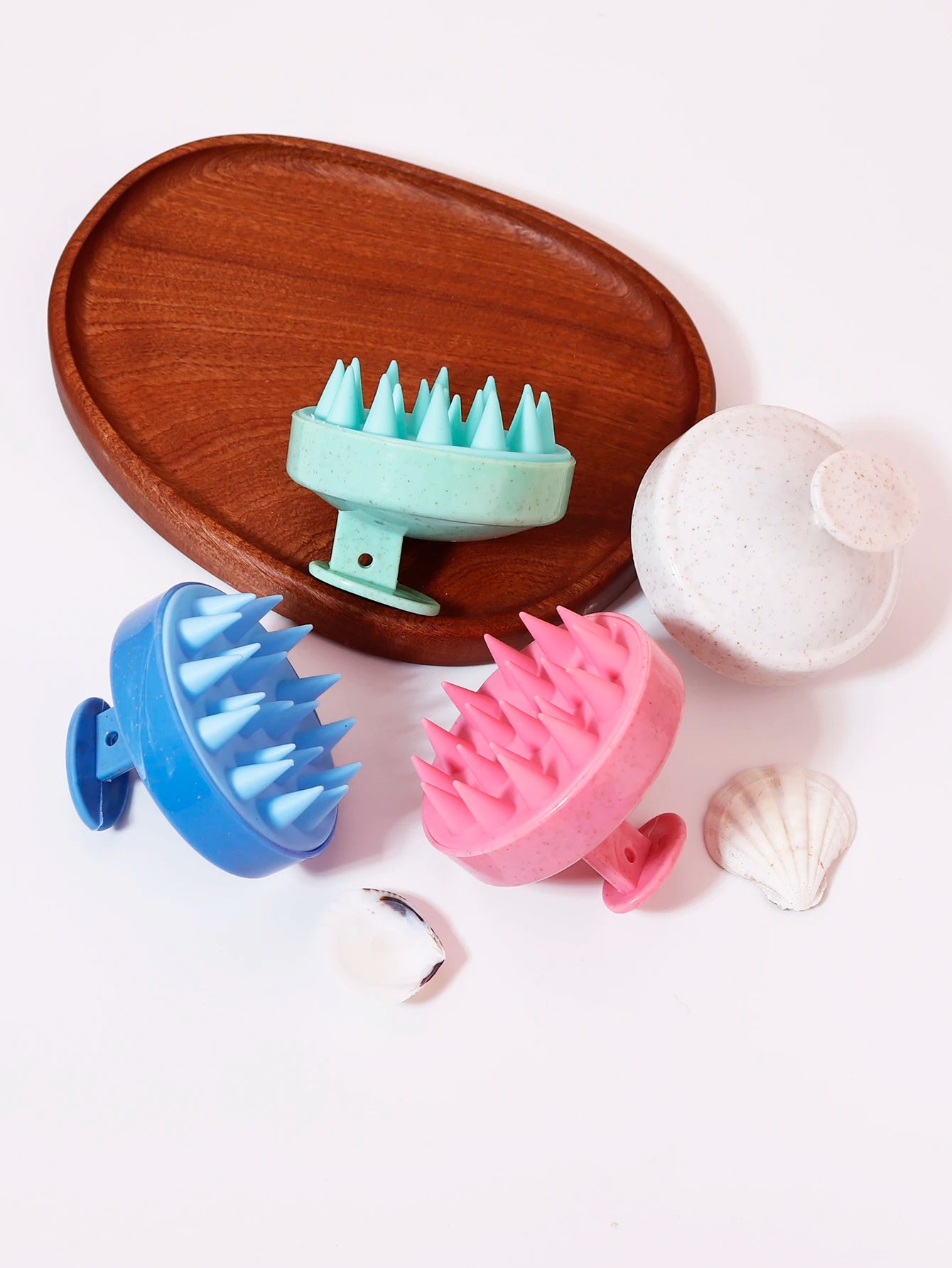 Silicone Scalp Massage Brush – Shampoo Brush for Hair Washing | Salon & Home