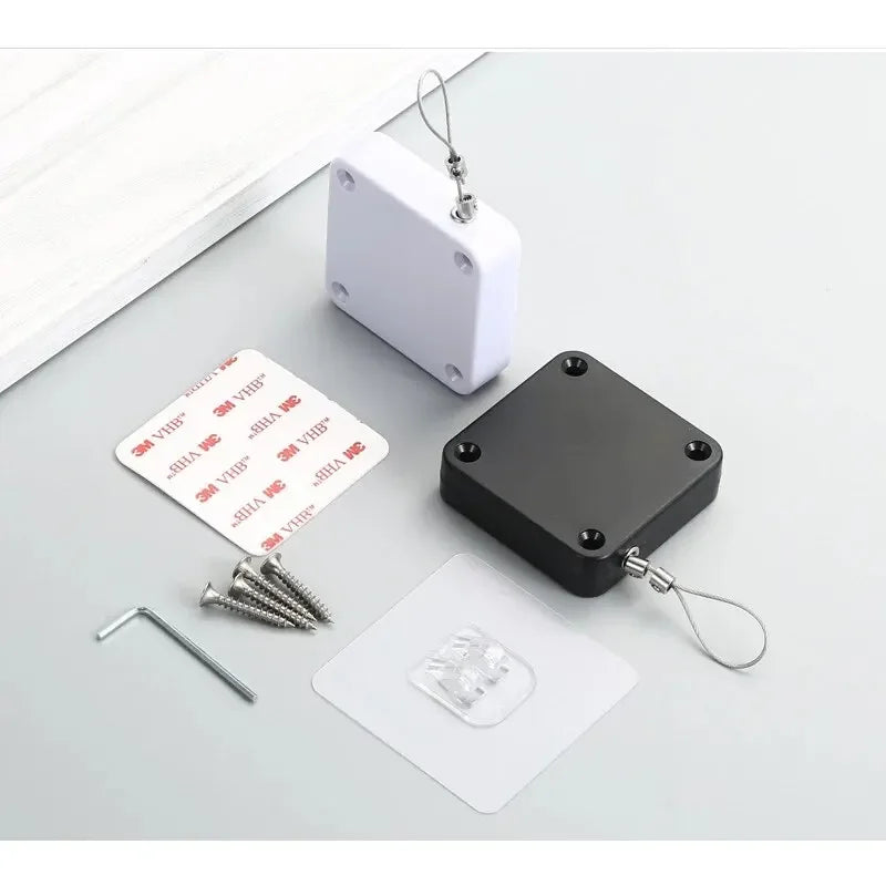 Automatic Drawstring Door Closer – Silent Self-Closing Mechanism for Home & Office