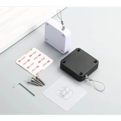Automatic Drawstring Door Closer – Silent Self-Closing Mechanism for Home &amp; Office