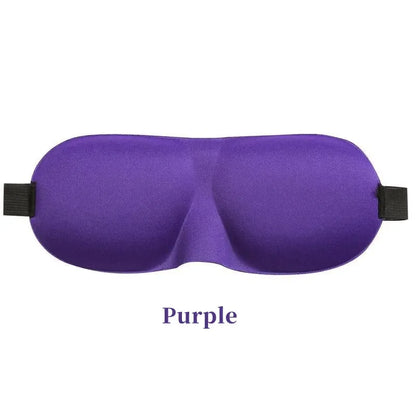 Lightweight 3D Sleep Mask – Soft Contoured Eye Shade for Travel &amp; Rest