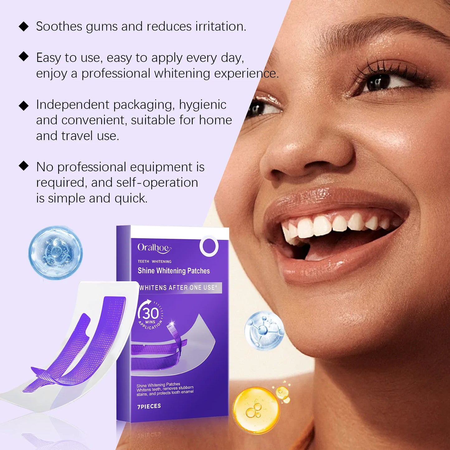 Tooth Cleaning Patches – Moisturizing Oral Care for Daily Use
