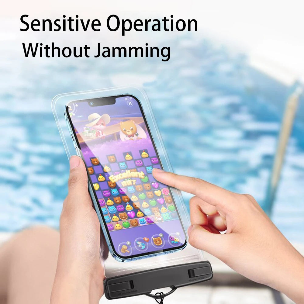 Waterproof Phone Pouch – Universal Underwater Case for Swimming &amp; Water Sports