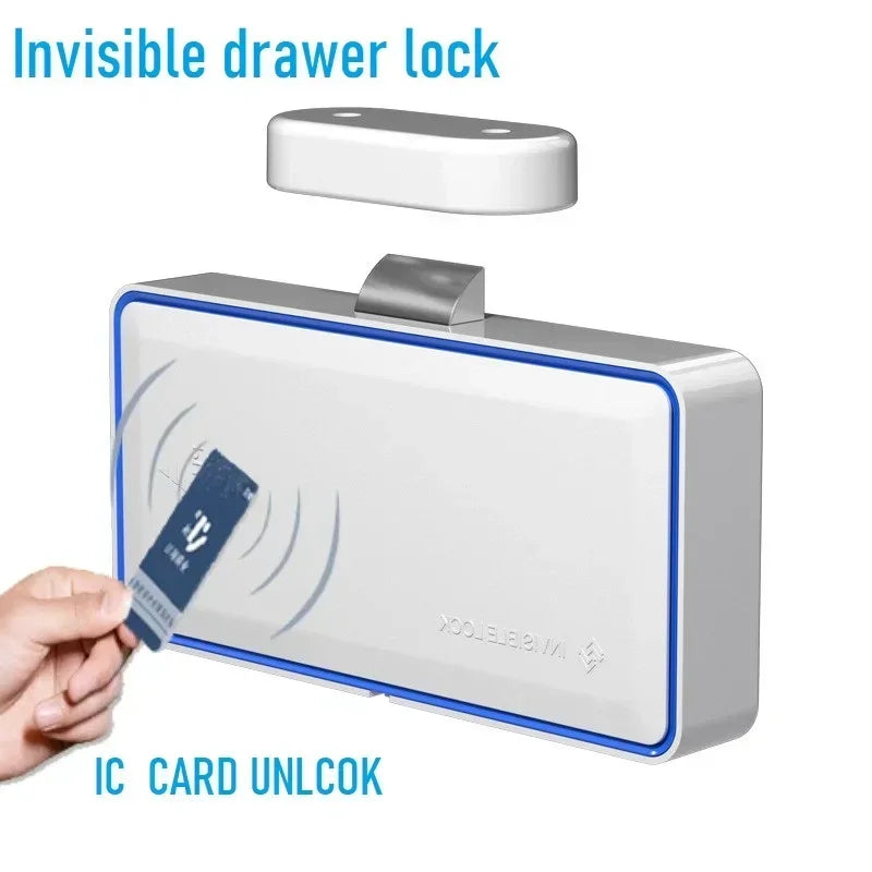 Smart Cabinet Lock - Invisible RFID Electronic Lock for Lockers, Drawers & Sauna Furniture