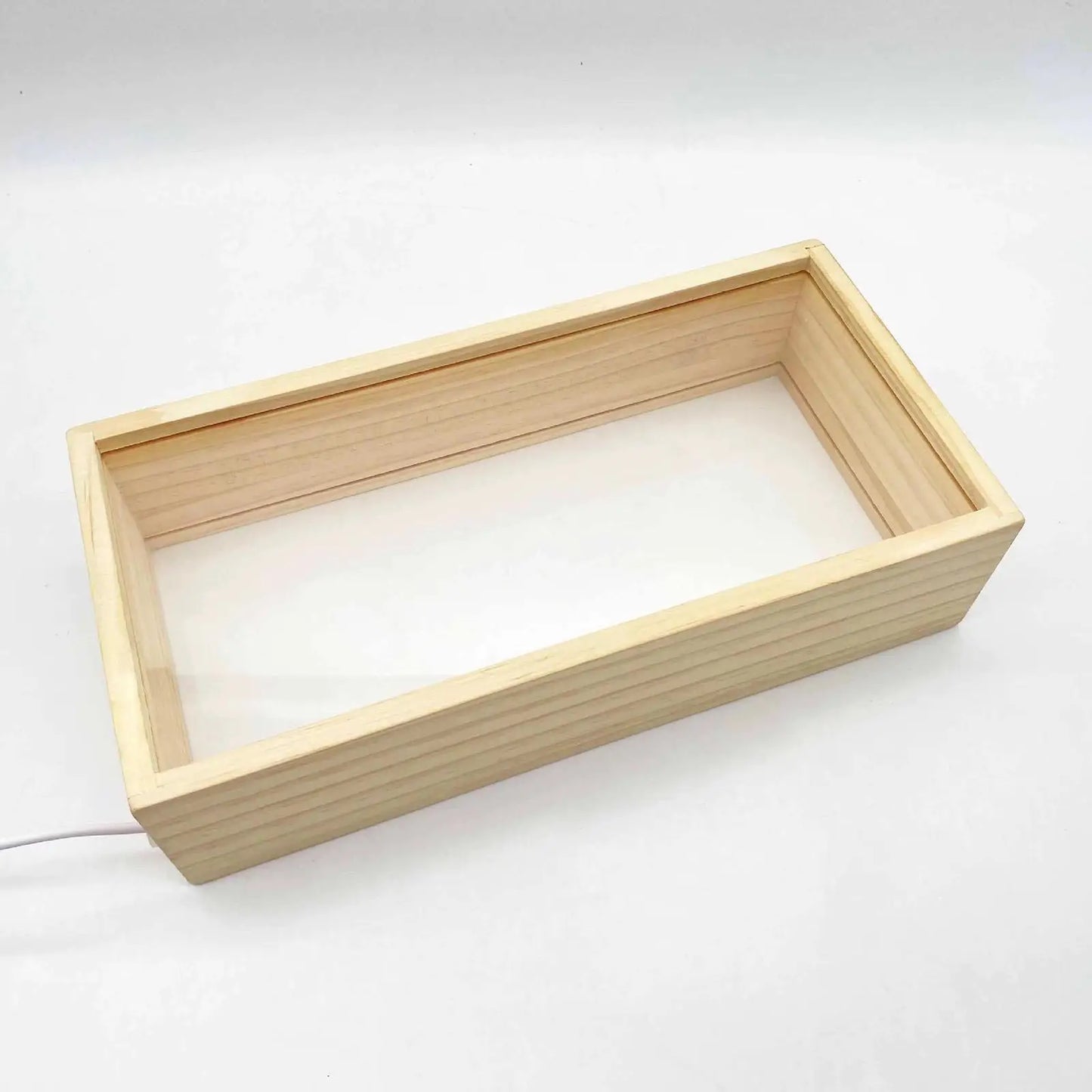 LED Photo Frame with Ambient Lighting – Wooden Decorative Frame 26×13 cm