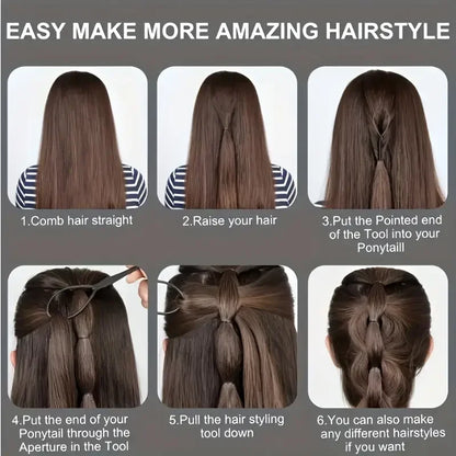 6-Piece Hair Brush Set – Professional Salon Set with Spray Bottle &amp; Combs