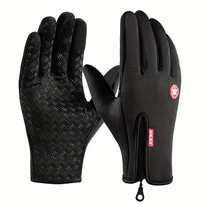 Winter Gloves with Touchscreen – Unisex Warm &amp; Windproof Gloves for Cycling, Driving &amp; Motorcycle
