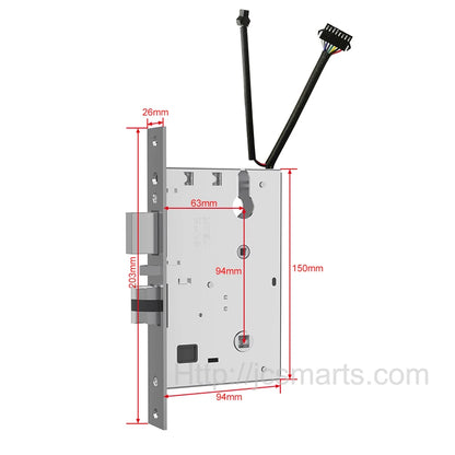 Stainless Steel Smart Door Lock - TTlock Wireless Digital Electronic Lock for Home Security