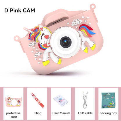 Kids Digital Camera 1080P HD – 2.0 Inch Children's Camera with Silicone Case | Photo, Video &amp; Games – Perfect Christmas &amp; Birthday Gift