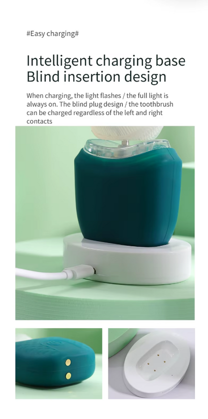 Fully Automatic U-Shaped Electric Toothbrush – 360° Cleaning &amp; Whitening