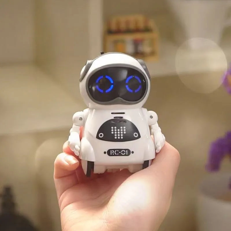 Smart Voice Control Mini Robot for Kids – Pocket-Sized AI Educational Toy