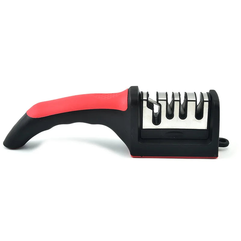 4-Stage Knife Sharpener – Multi-Functional Handheld Sharpening Tool for Kitchen Knives