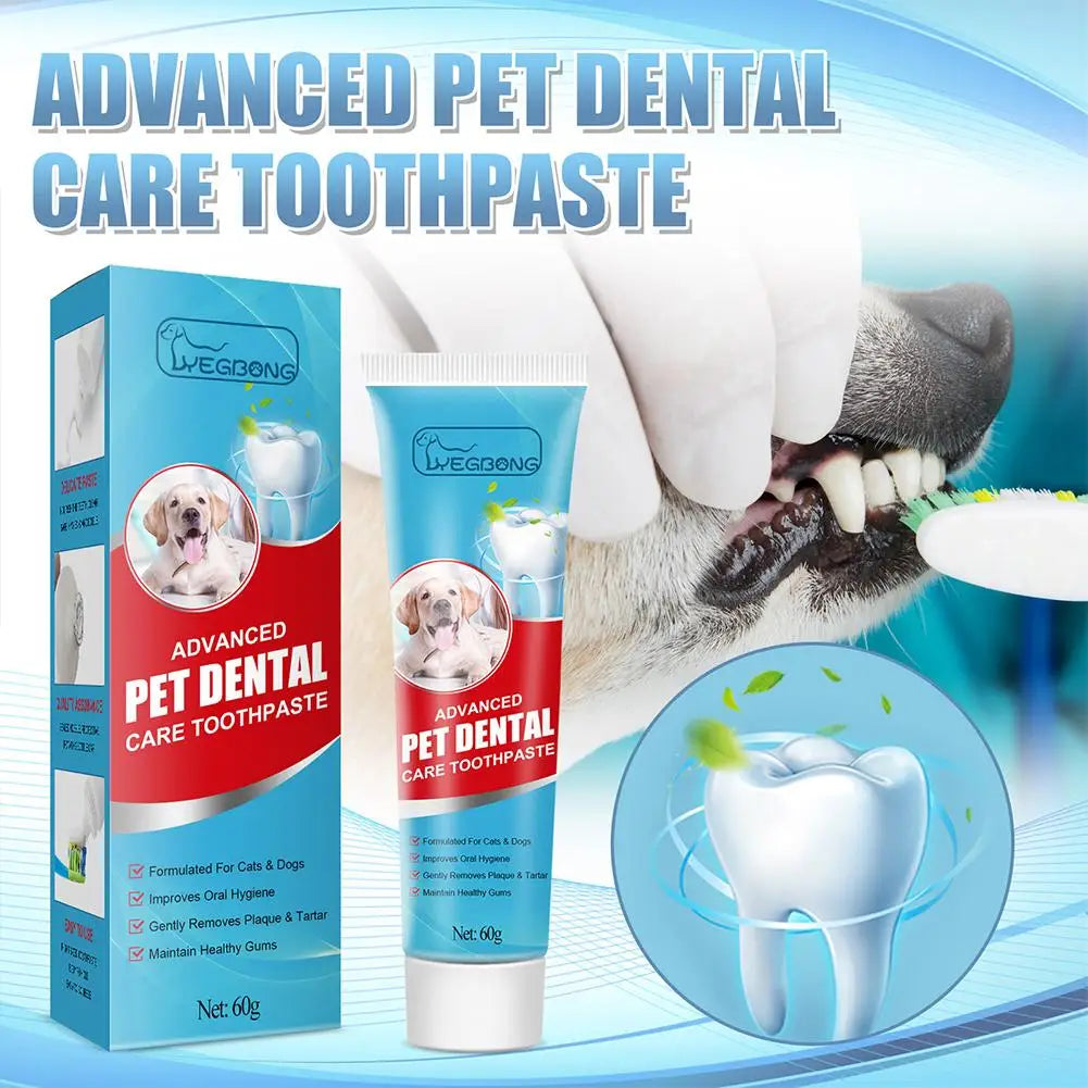 Edible Pet Toothpaste Gel 60g – Dental Care for Dog &amp; Cat | Fresh Breath