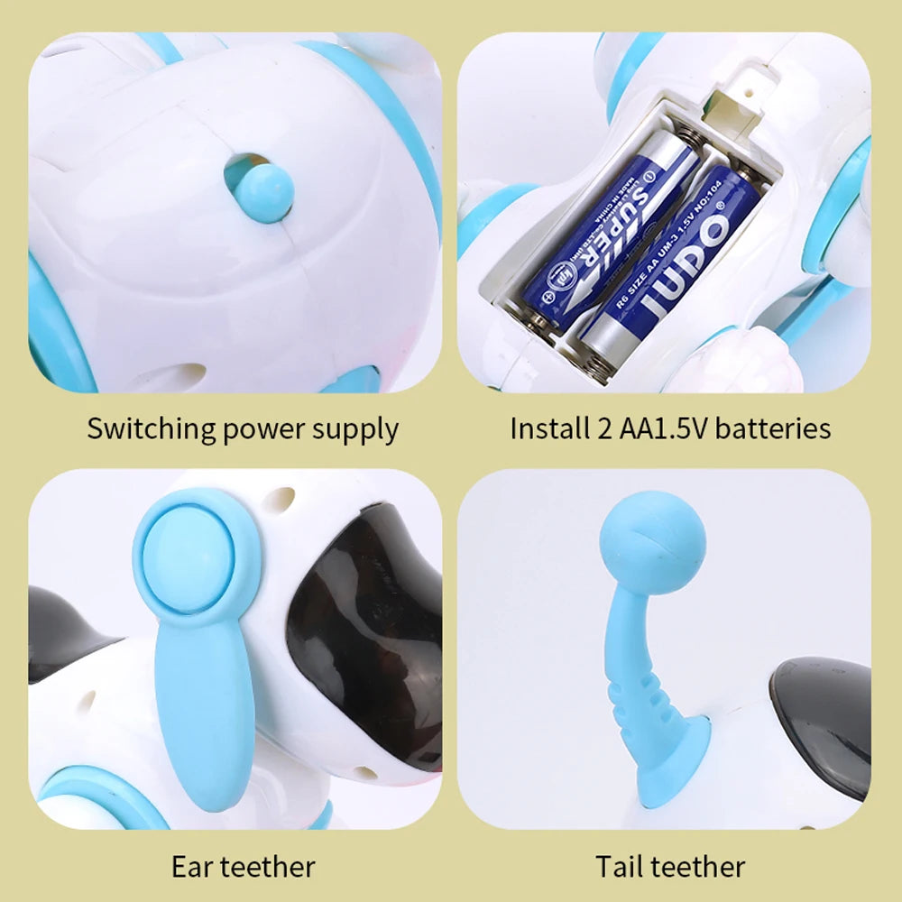 Smart Interactive Robotic Dog – Walking, Singing & Educational Toy for Children