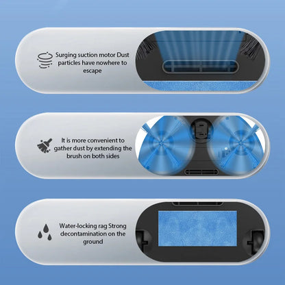 Smart Robot Vacuum Cleaner – 3-in-1 Wireless Vacuuming, Mopping &amp; Humidifying