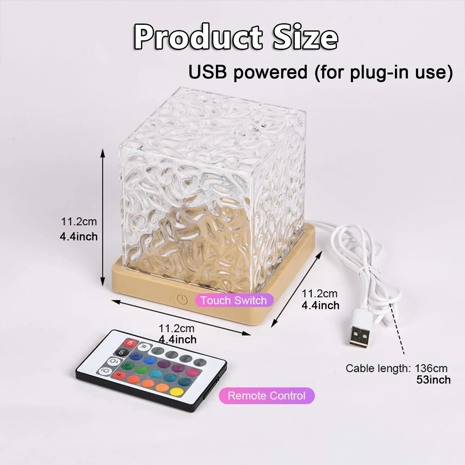 Aurora Ocean Wave LED Projector – 16 Colors Night Light with Remote Control | Ambient Lighting