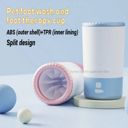 Electric Pet Paw Cleaner – Automatic Dog Foot Washing Machine | Portable &amp; Waterproof