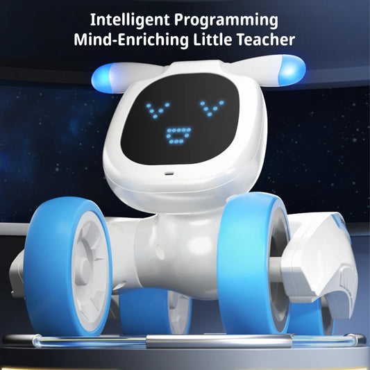 Smart Robot Puppy Dog – RC Interactive Pet with Dance, Voice Control &amp; Programming