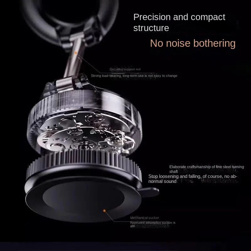 Magnetic Car Phone Holder – Vacuum Suction Cup Mount for Dashboard