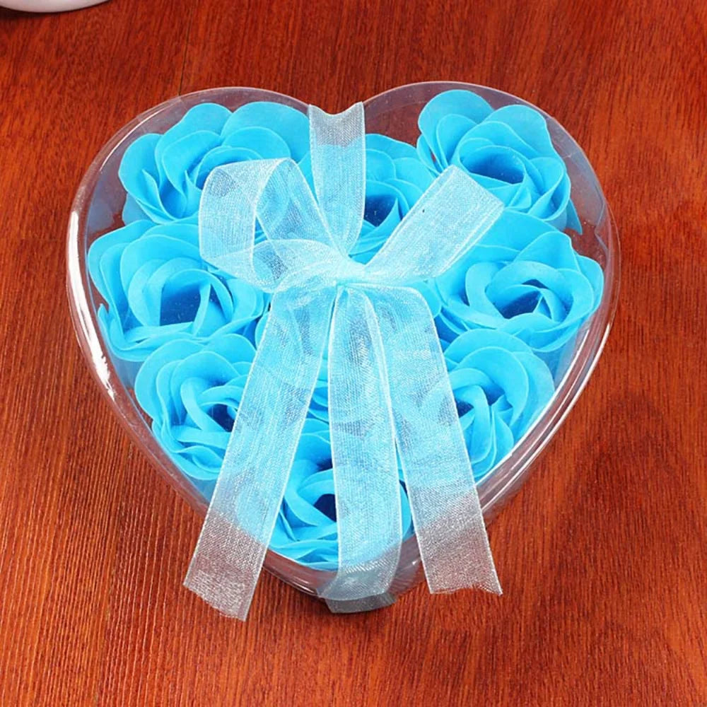 Rose Soap Flower Bouquet (3/6/9 Heads) – Valentine's Day Gift & Decor