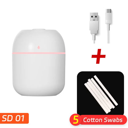 Mini Water Drop Humidifier – USB Desktop Air Atomizer for Home &amp; Office